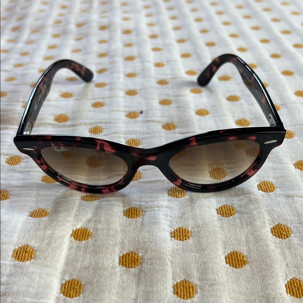 Ray-Ban Wayfarer Way sunglasses Polished Pink Havana - Picture 6 of 11